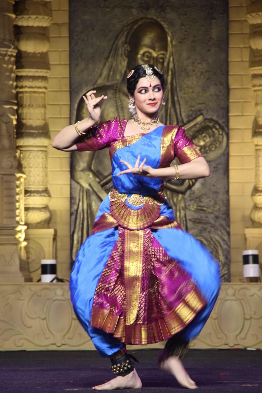 Nandita Natesh Presented a Bharatanatyam Dance performance at Udupi Sri Krishna math