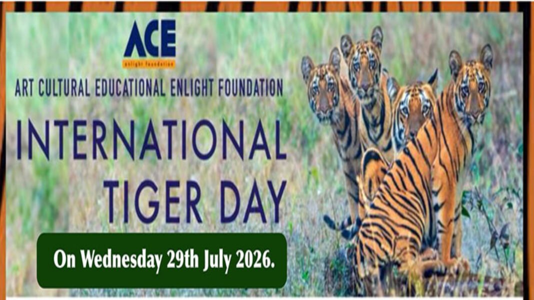international Tigers Day INTERNATIONAL TIGER DAY- Celebrations Awareness for young childrens attired like a TIGER.
